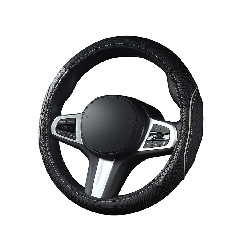 YY-B010 Microfiber Leather Car Steering Wheel Cover
